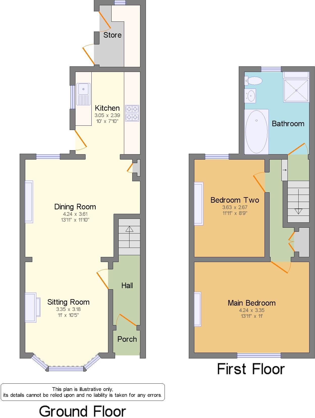 23, College Road, Woking floorplan