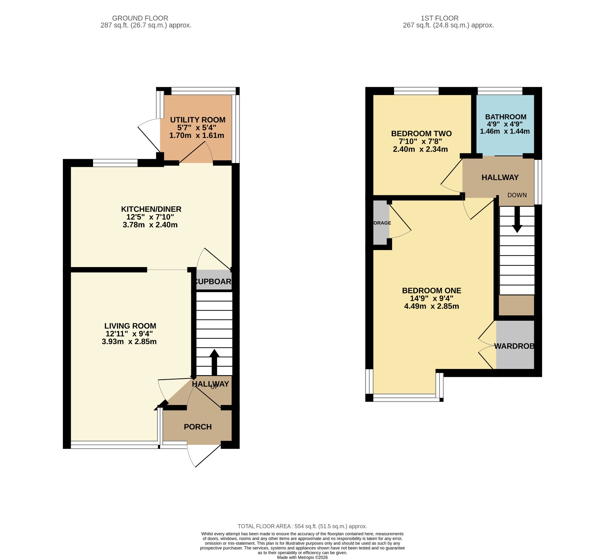 47 Ferrers Road, Plymouth, Devon floorplan