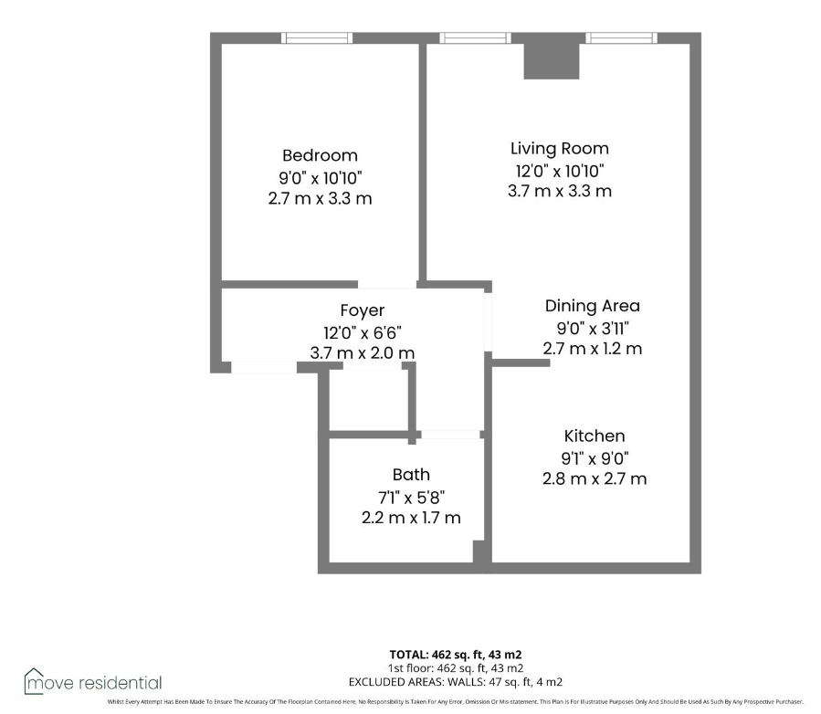 Apartment 1, 90-94,, Upper Parliament Street, Merseyside floorplan