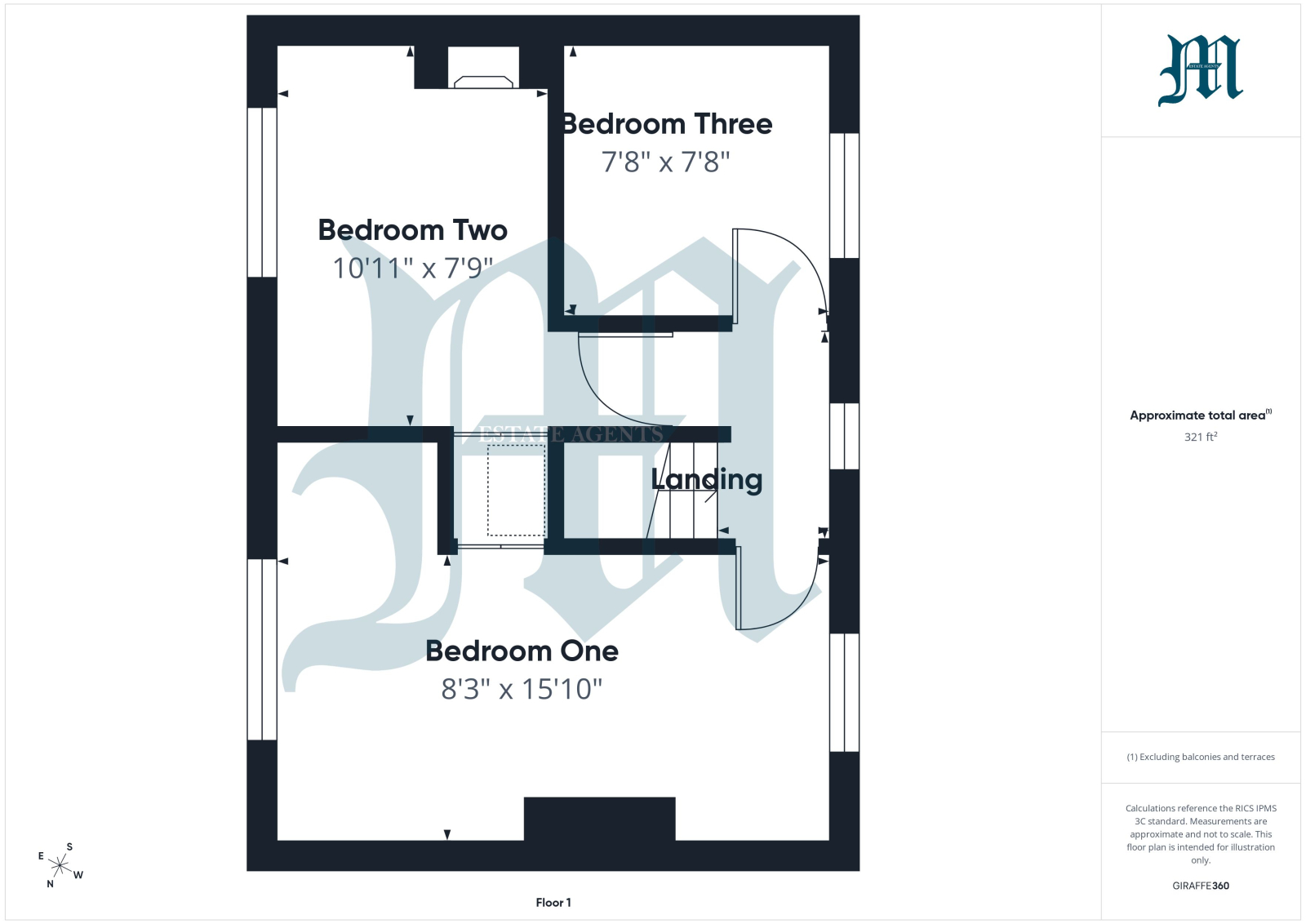 1 Trevince Villas, Newlyn, Penzance floorplan