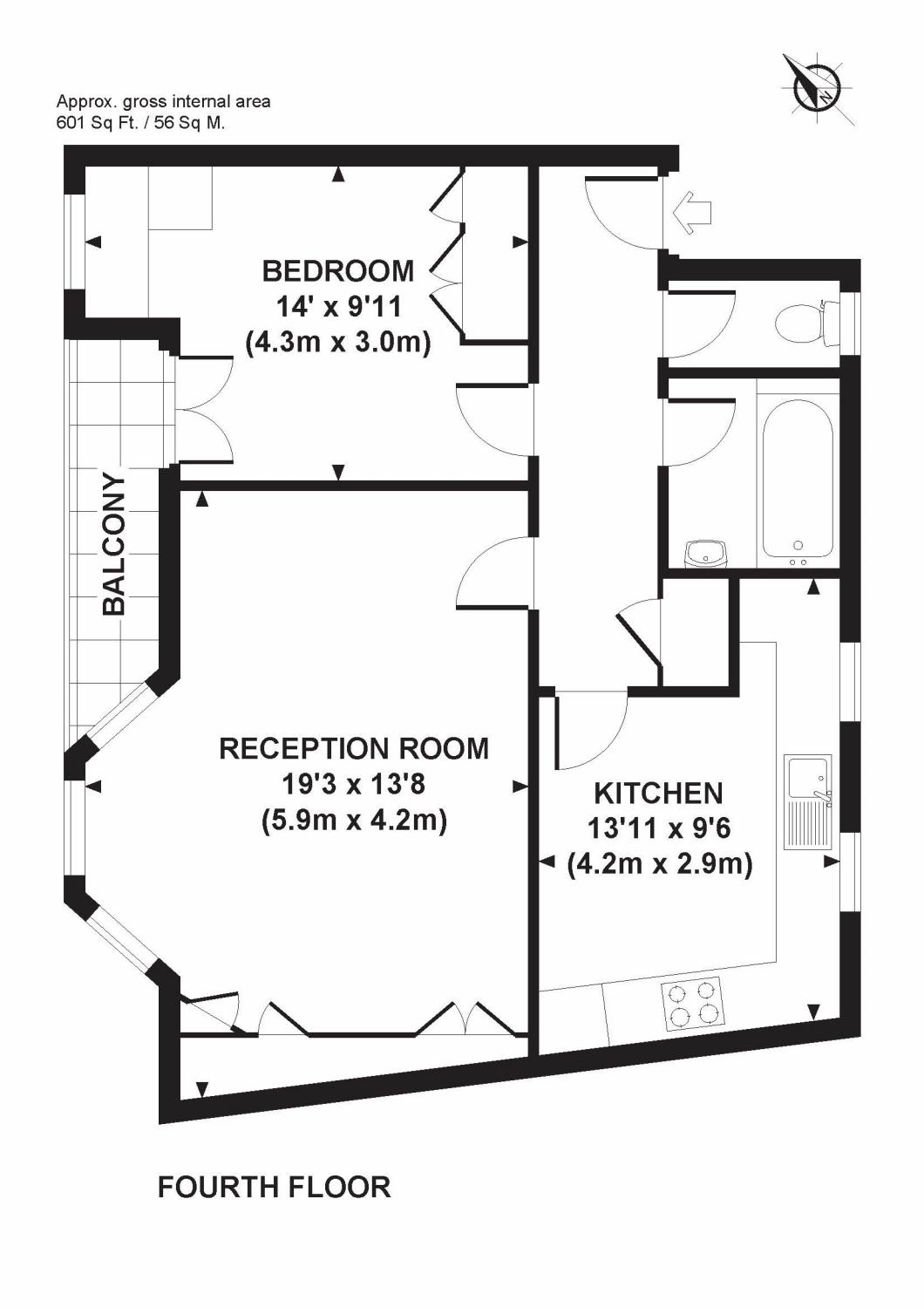 1 Bedrooms Flat to rent in Neville Court, Abbey Road, St John's Wood NW8