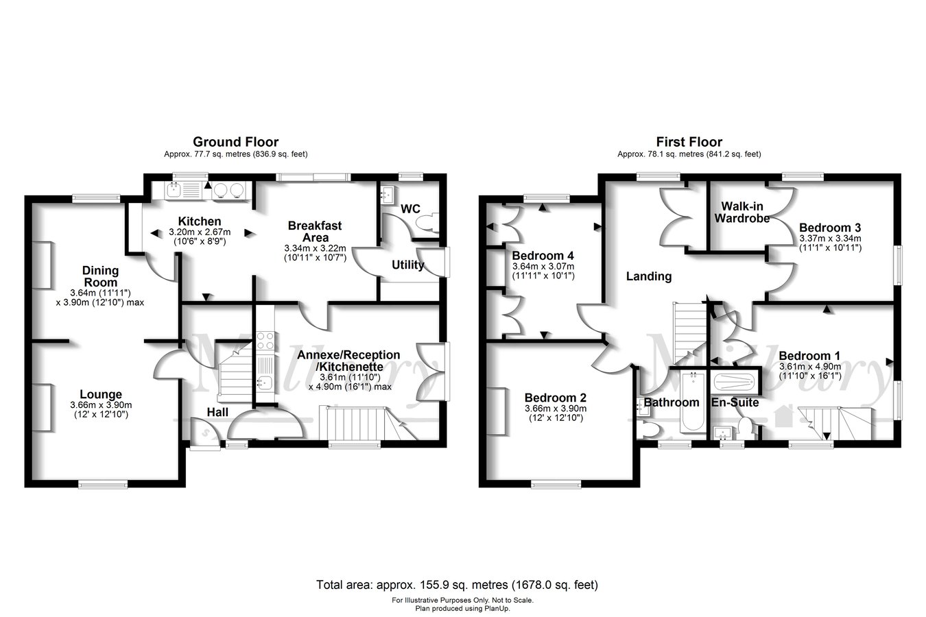 1, Church View, New Road, Tytherington floorplan