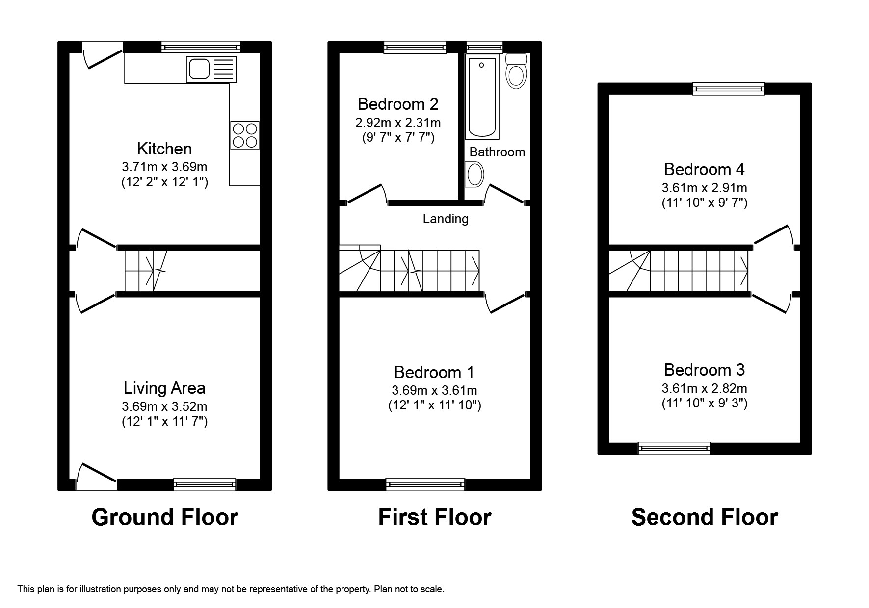 3 Bedrooms Terraced house to rent in Burley Lodge Terrace, Hyde Park, Leeds LS6