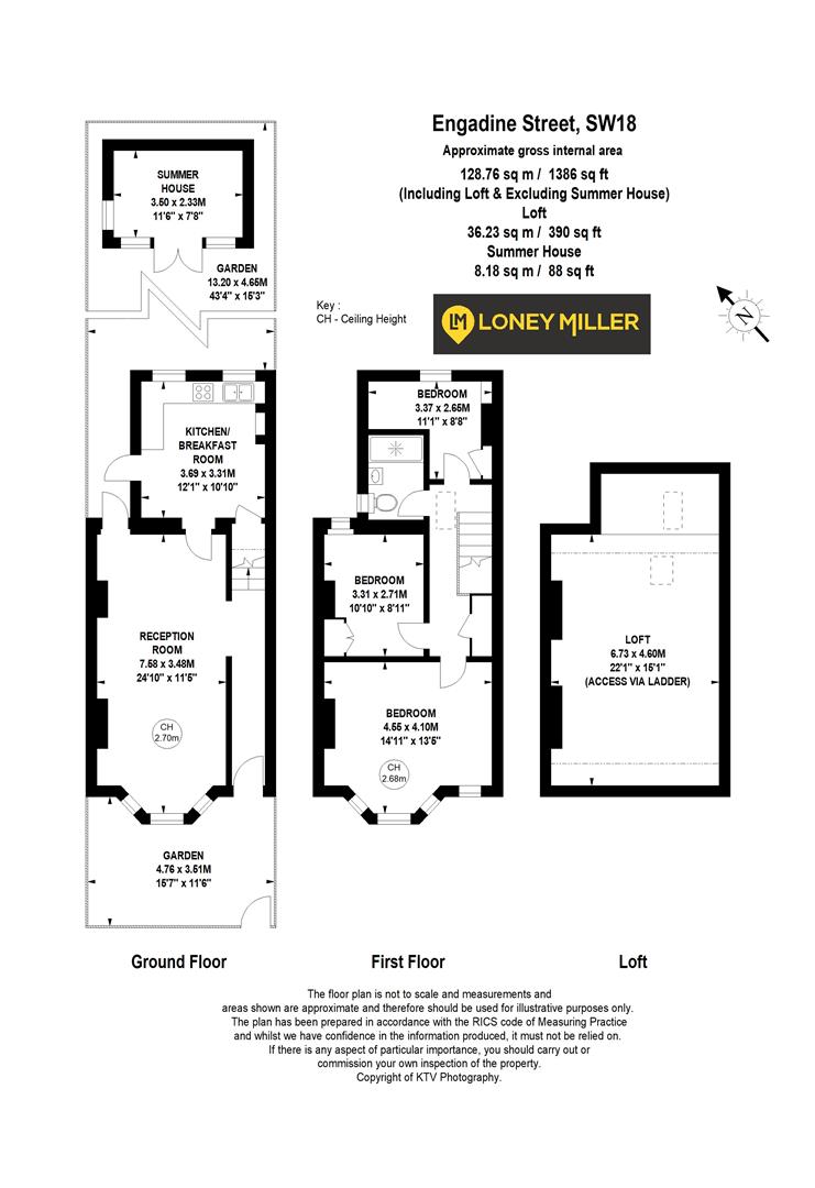 94, Engadine Street, London floorplan