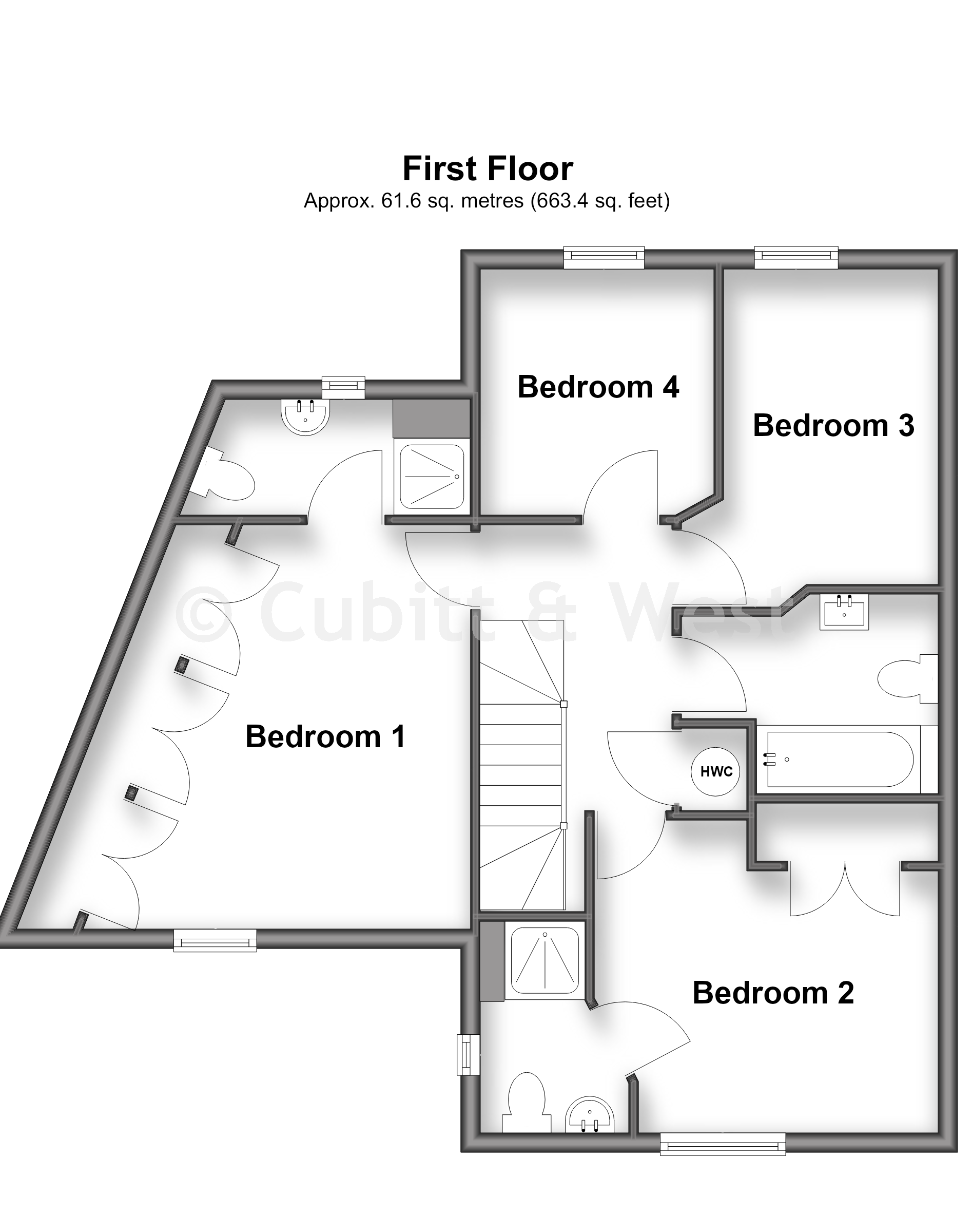 17, Payne Close, Crowborough floorplan
