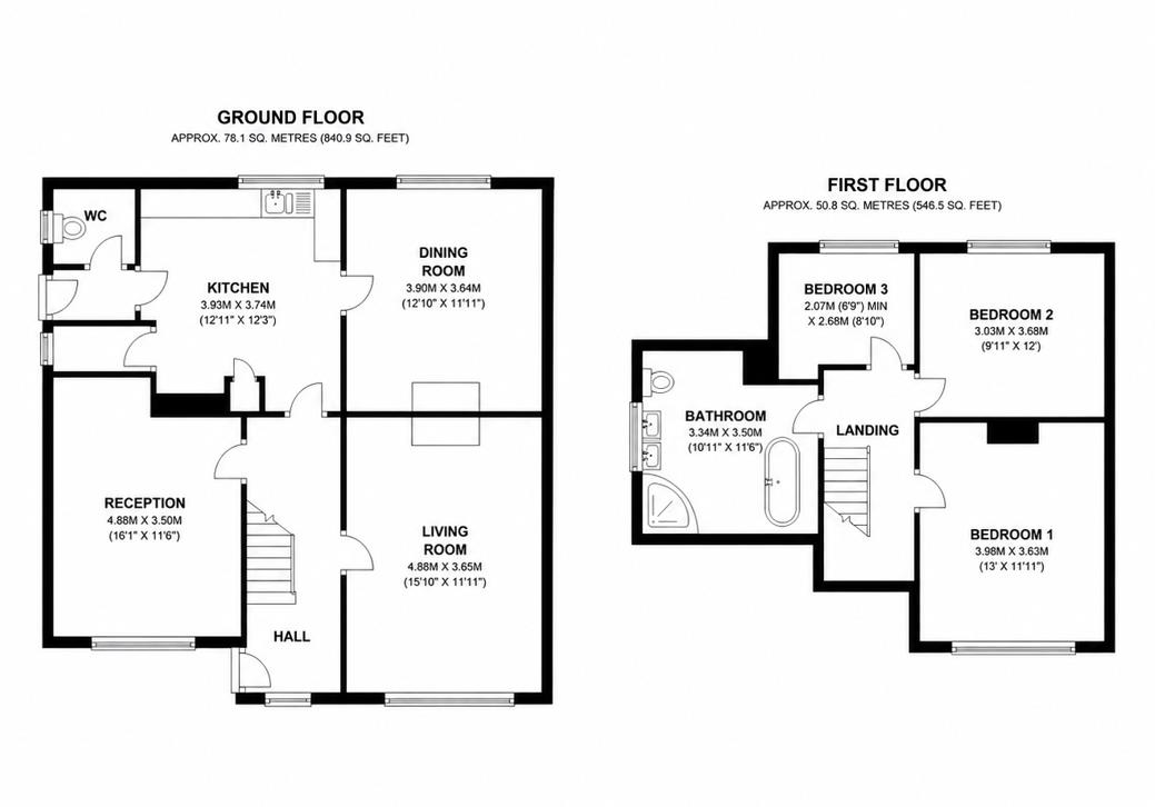 Greenhayes, Southfield, Radstock floorplan
