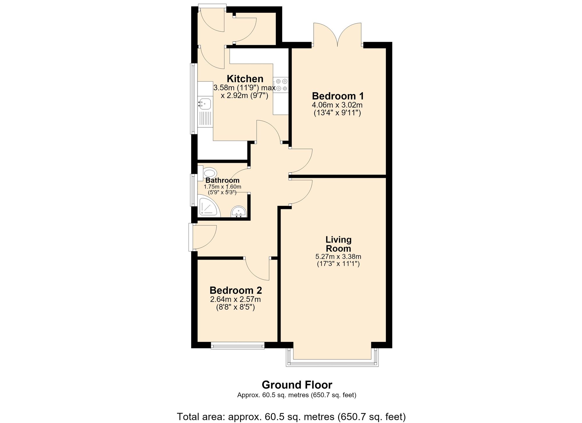 216 Blackburn Road, Accrington floorplan
