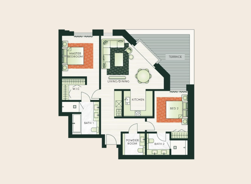The Lucan, The Lucan, Lucan Place, Chelsea, London floorplan