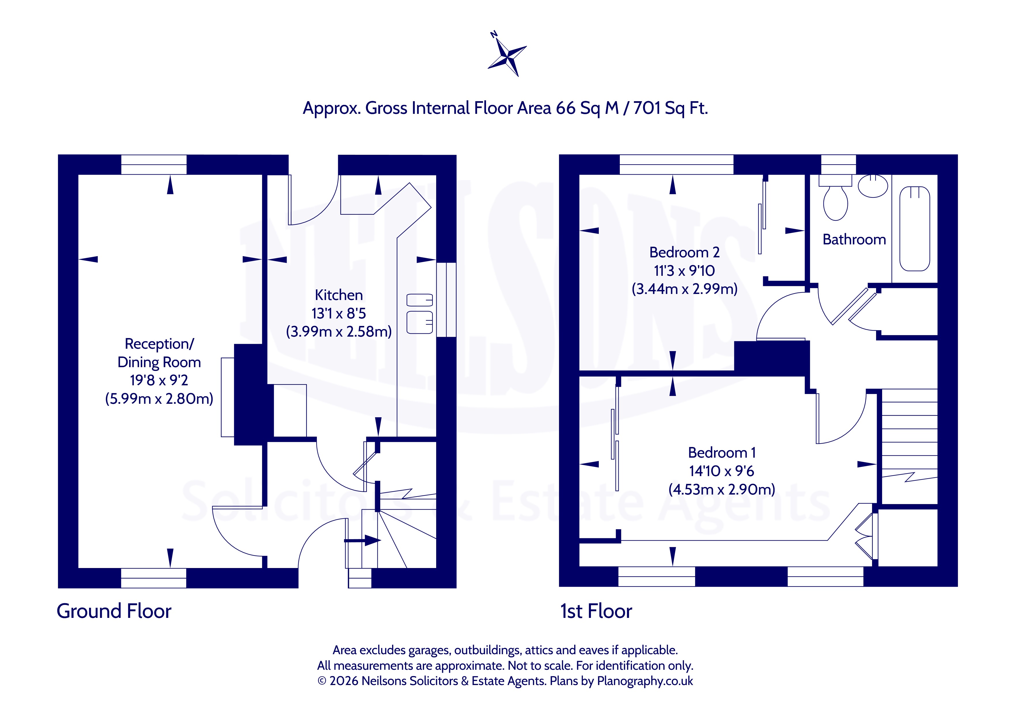 2, Telford Gardens, Edinburgh floorplan