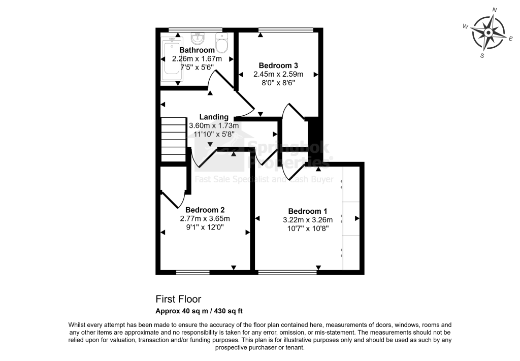 92, Monmouth Drive, Leicester floorplan