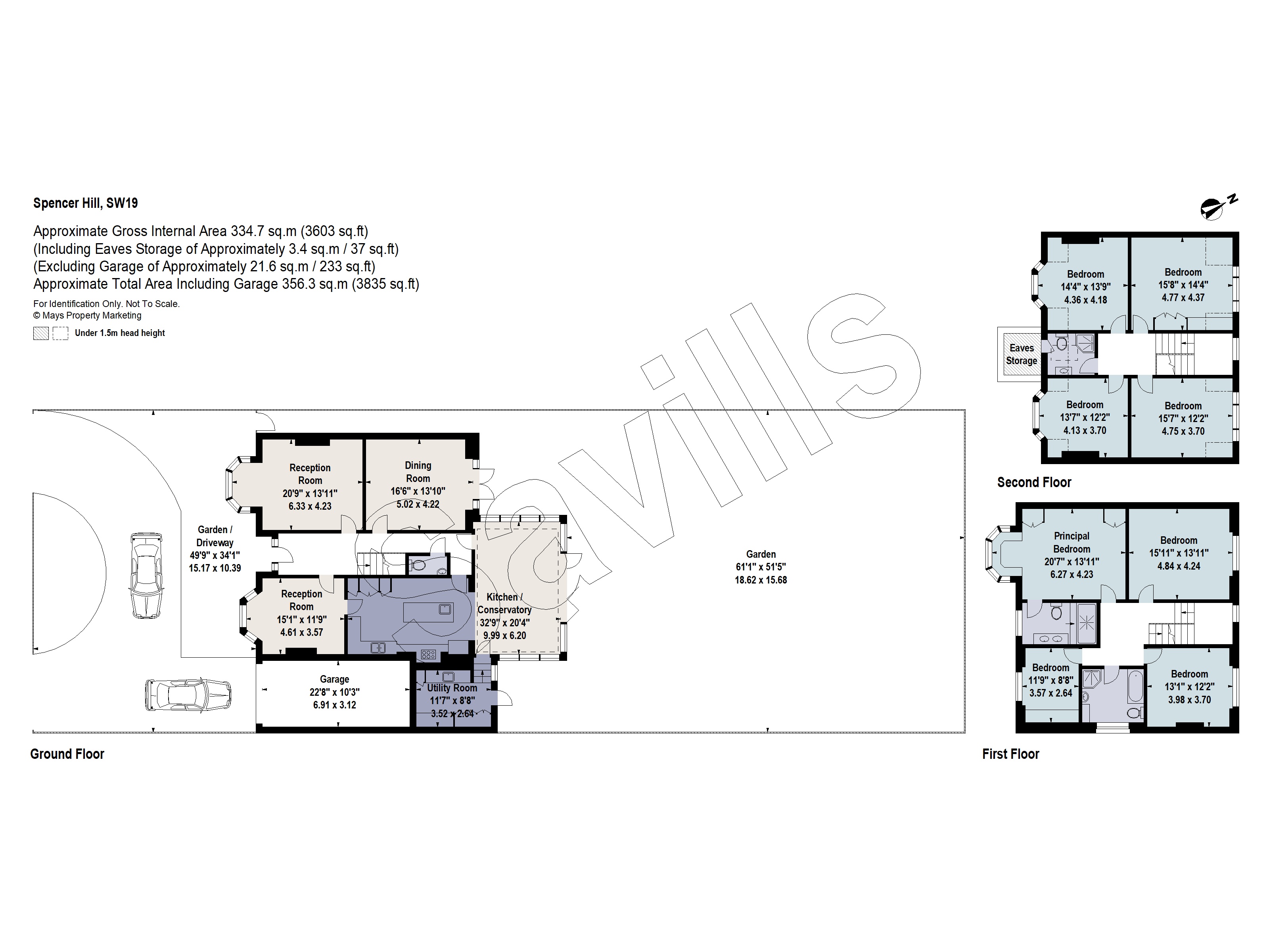 20, Spencer Hill, London floorplan