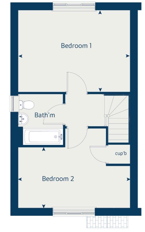Plot 43, 76, Storksbill Road, Priors Hall Park floorplan