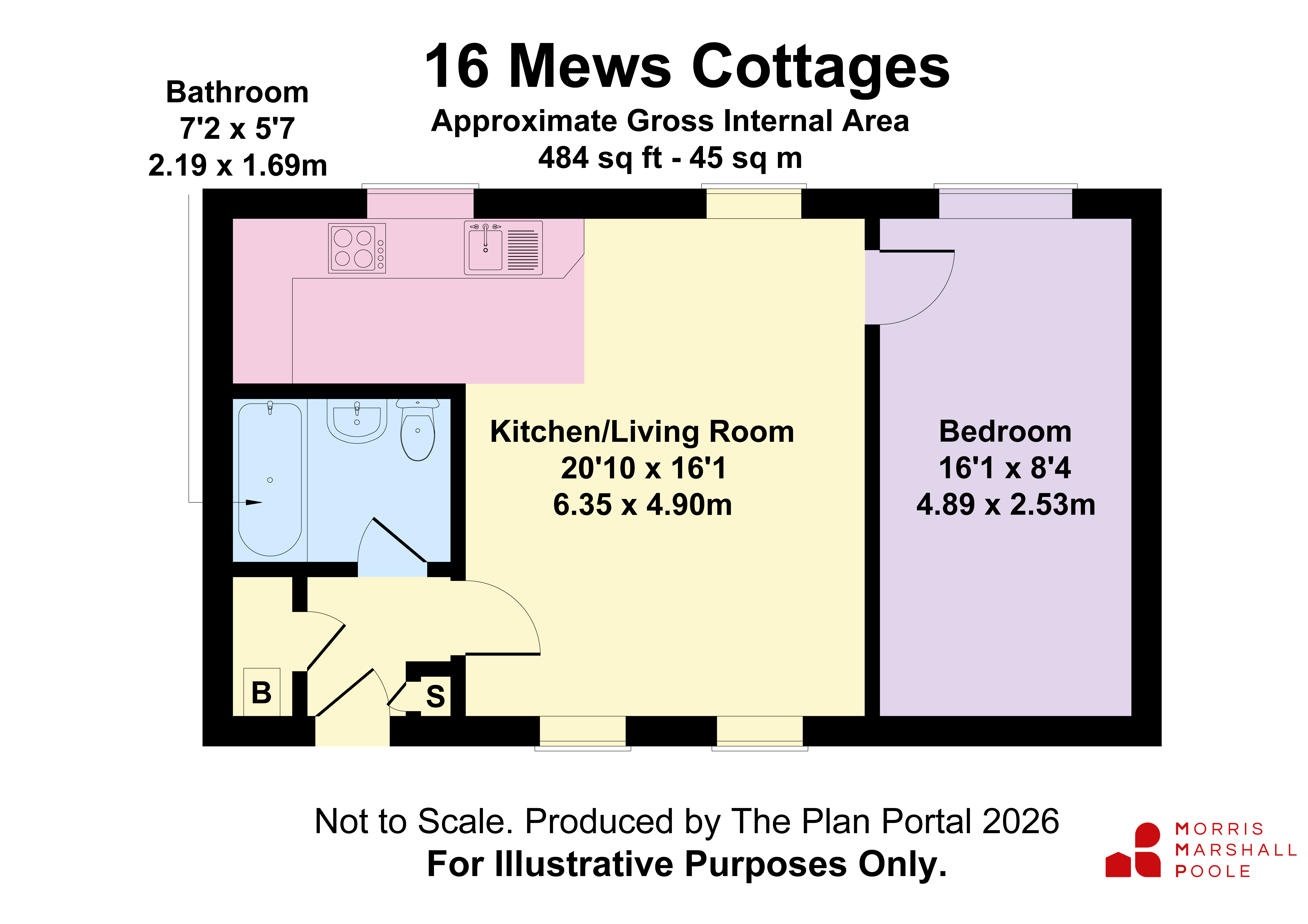 16 Mews Cottages,, High Fawr Avenue, Shropshire floorplan