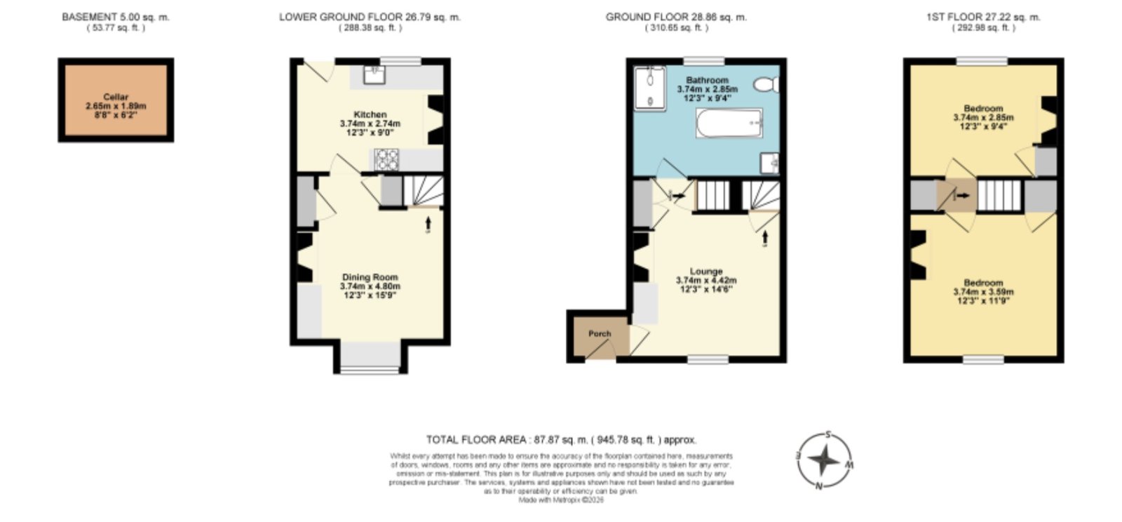 Old Post Office,, The Street, Dover floorplan