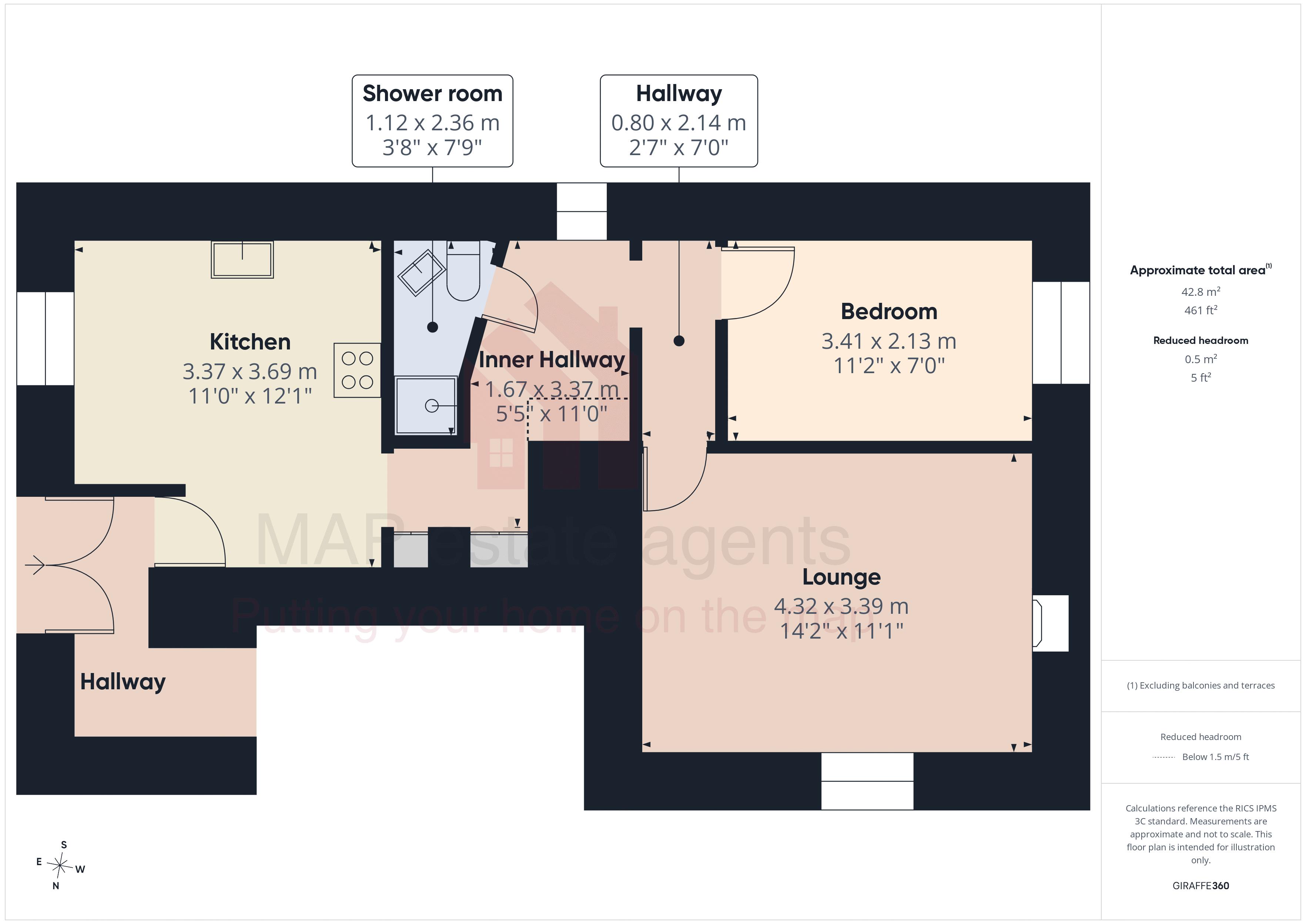 Garden Flat, Camborne floorplan