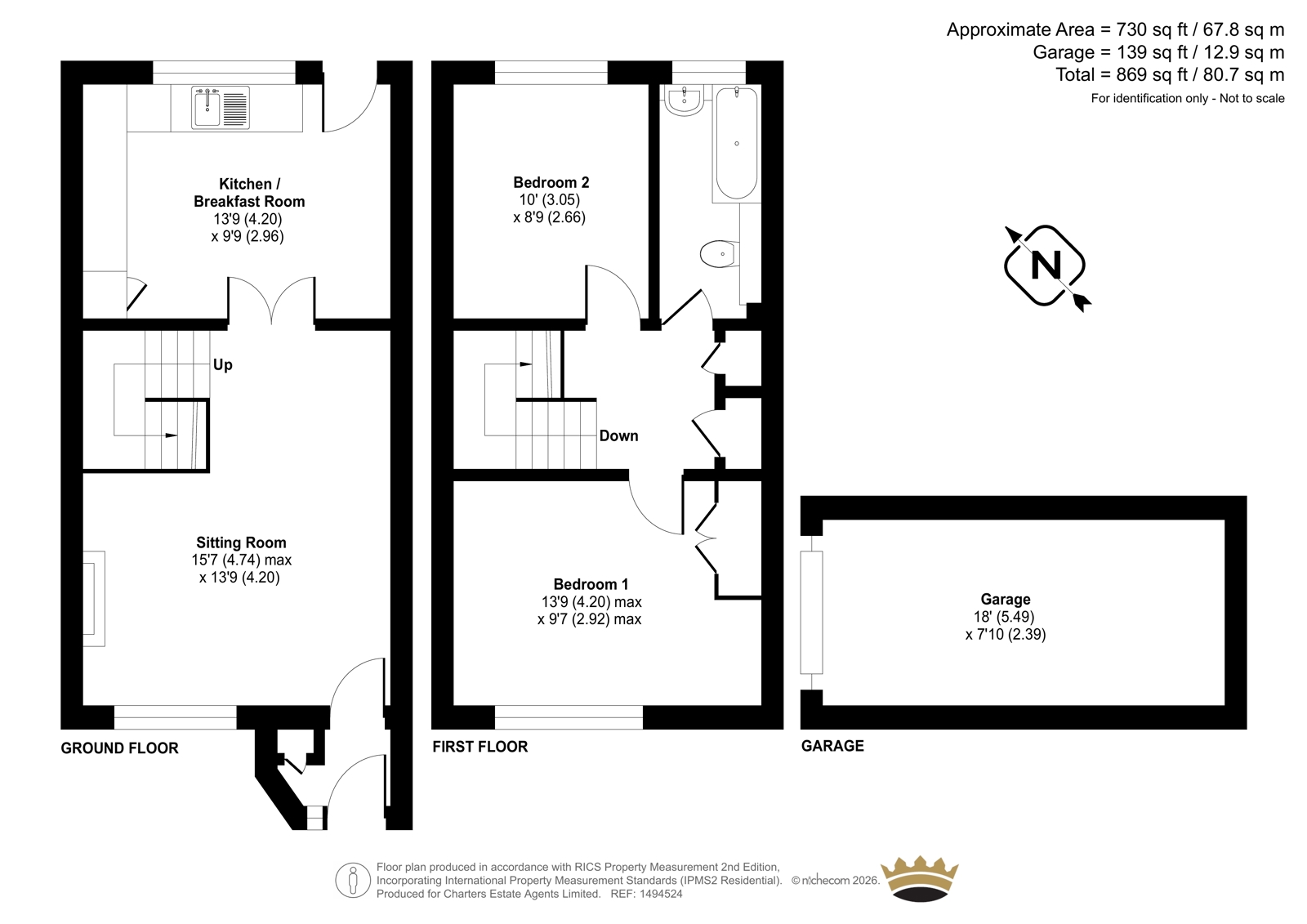 3, Linnets Way, Hampshire floorplan