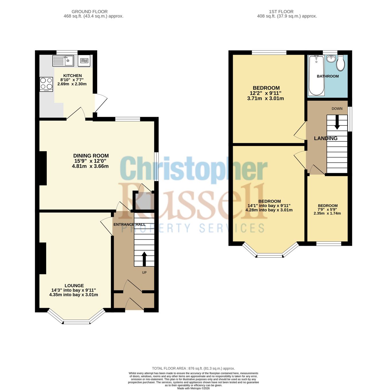 22, Boundary Road, Sidcup floorplan