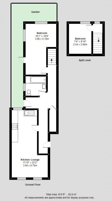 2 Bedrooms Flat for sale in Coldharbour Lane, Camberwell SE5