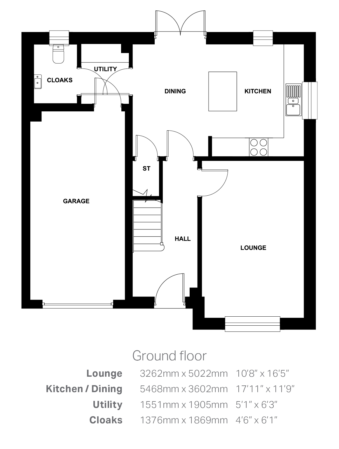Main Street, Dechmont floorplan