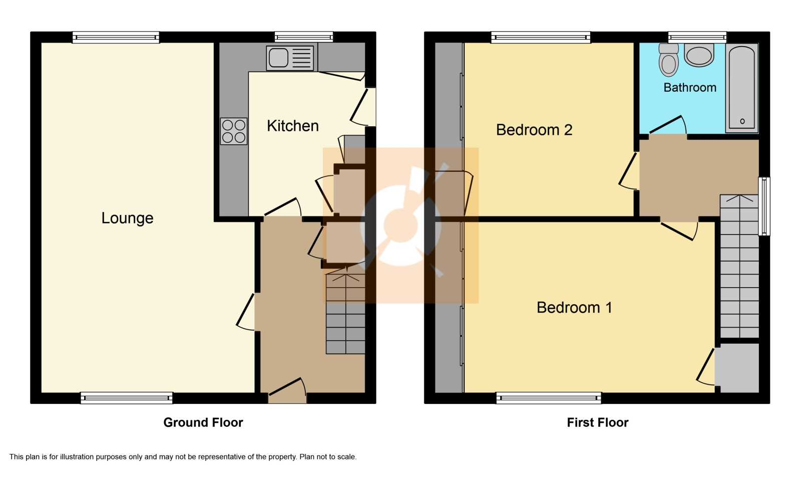 2 Bedrooms End terrace house for sale in Auchenhove Crescent, Kilbirnie KA25