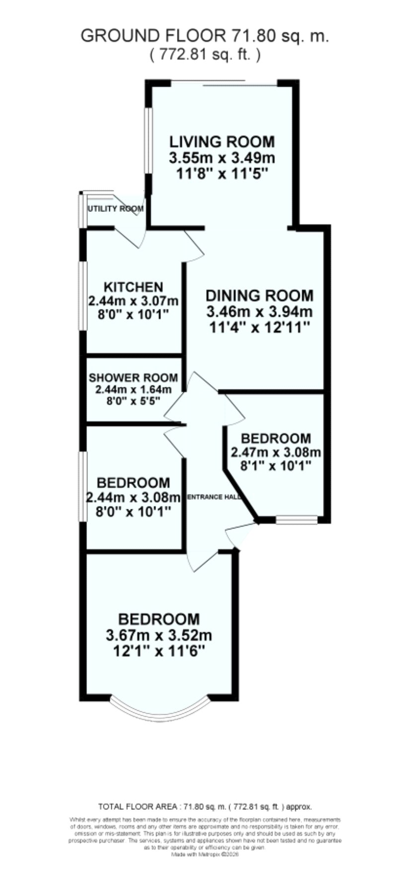 7 Marina Road, Plymouth Devon, Devon floorplan
