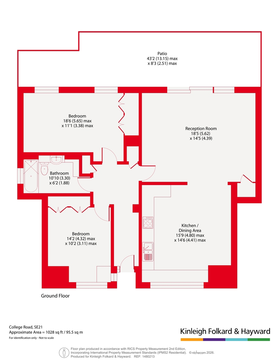 17, Constable Walk, Dulwich floorplan