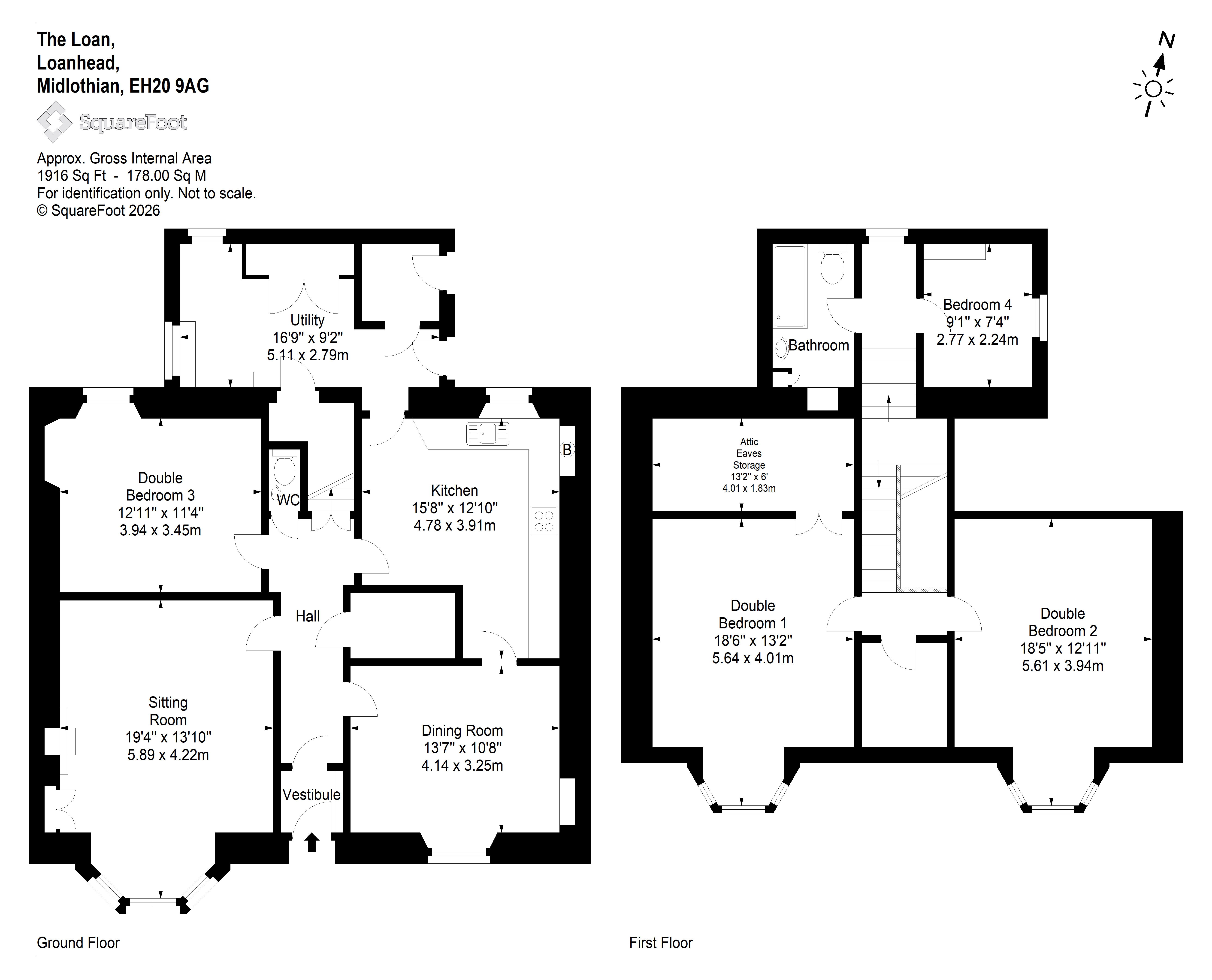 91, The Loan, Loanhead floorplan
