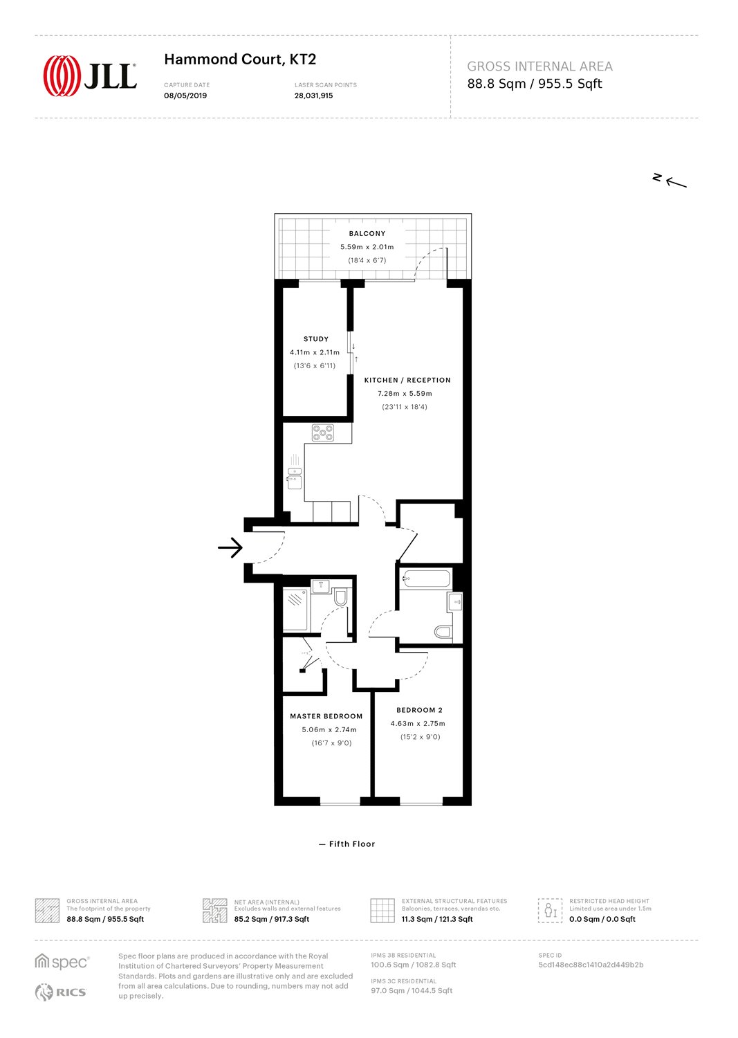 2 Bedrooms Flat for sale in Hammond Court, Queenshurst Square, Kingston Upon Thames KT2