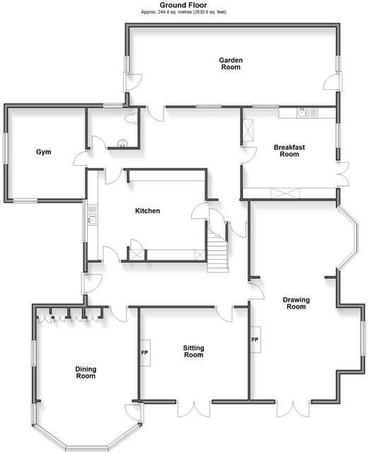 Bonchurch Shute Bonchurch, Ventnor floorplan