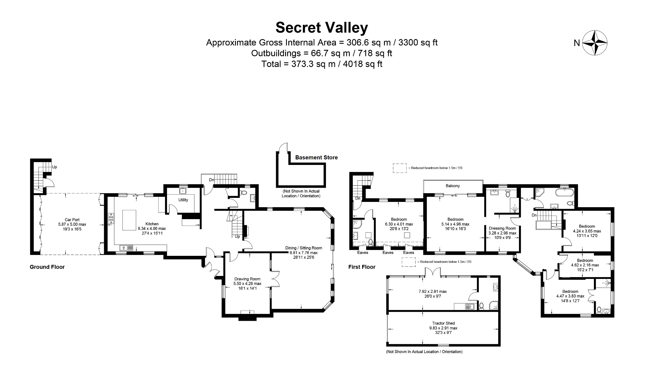 Secret Valley, 35, The Fairway, Wiltshire floorplan