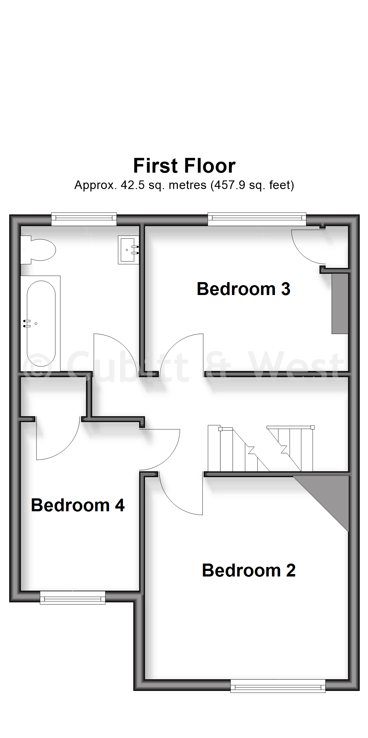 8, Henry Avenue, Rustington floorplan