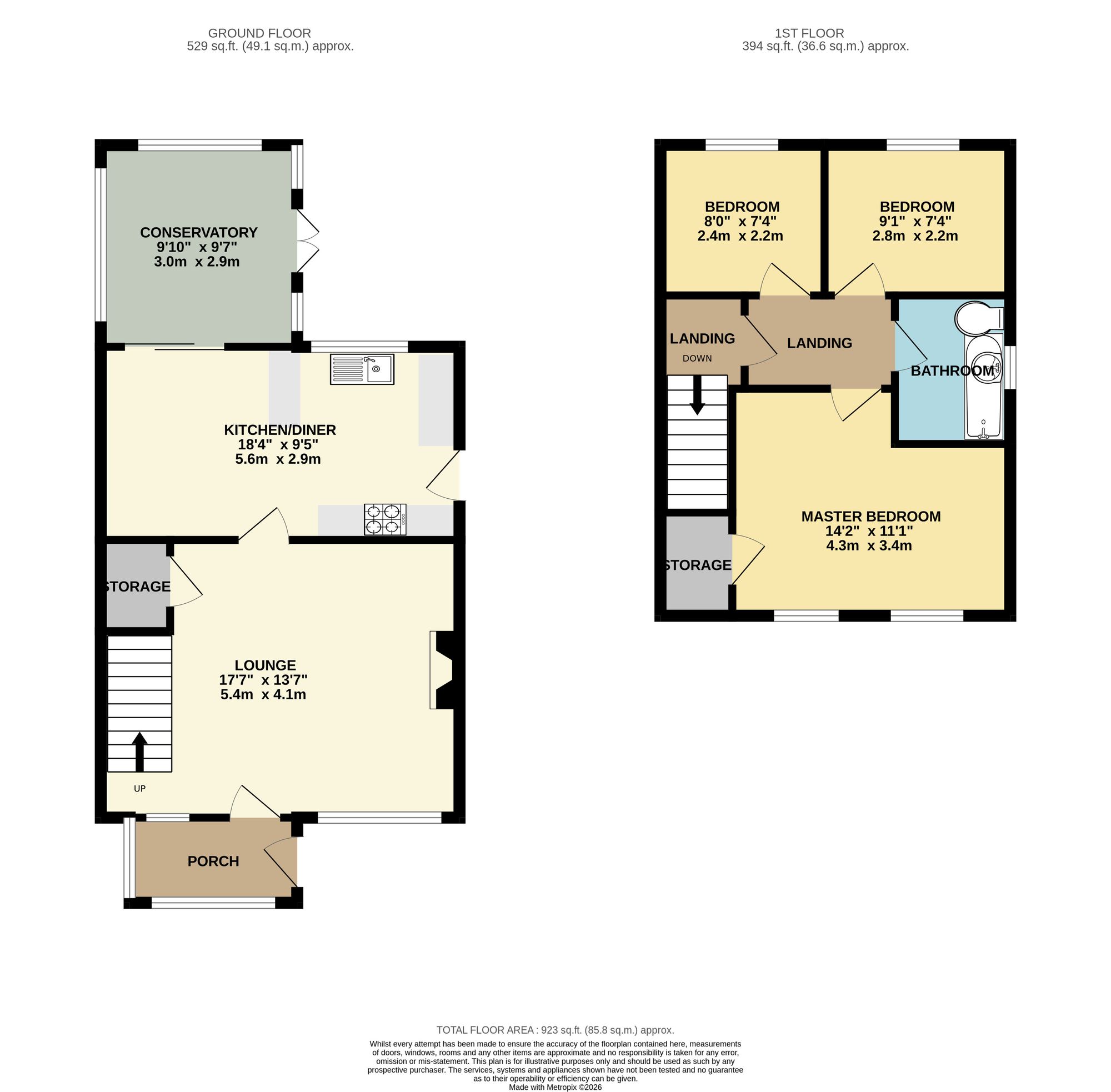 10 Coed Y Pia, Caerphilly floorplan
