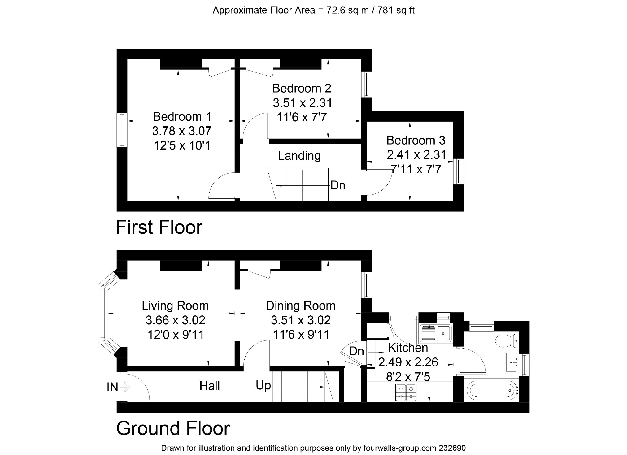 3 Bedrooms Terraced house for sale in Kings Road, Newbury, Berkshire RG14