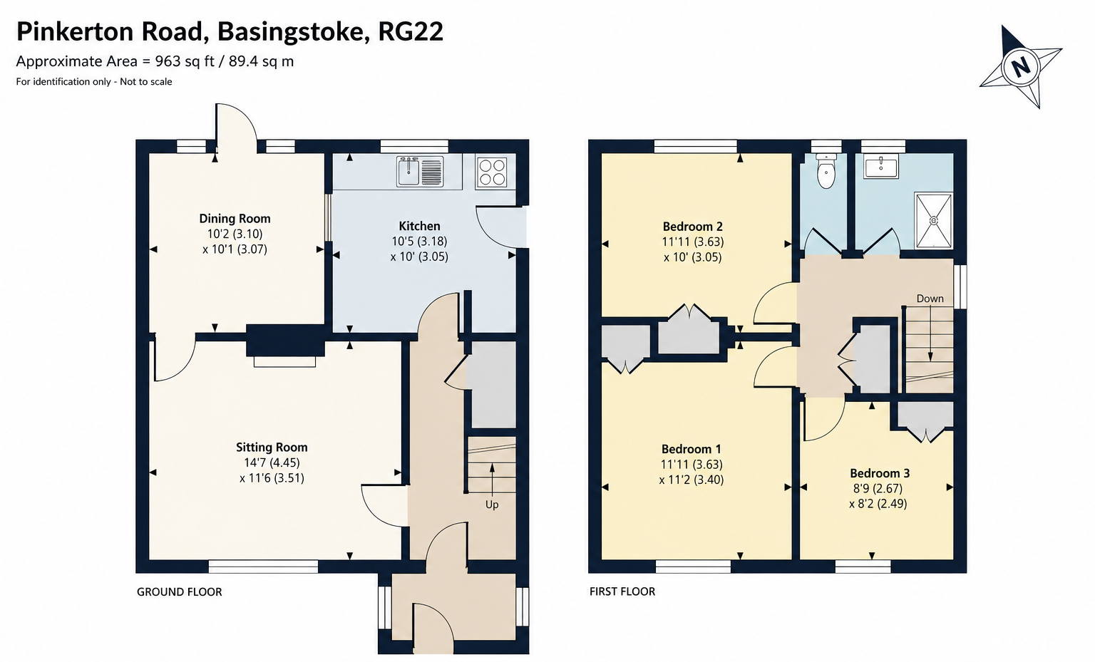 148, Pinkerton Road, Basingstoke floorplan