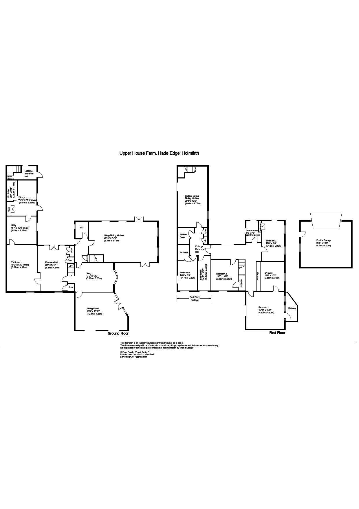 5 Bedrooms Detached house for sale in Hade Edge, Holmfirth HD9