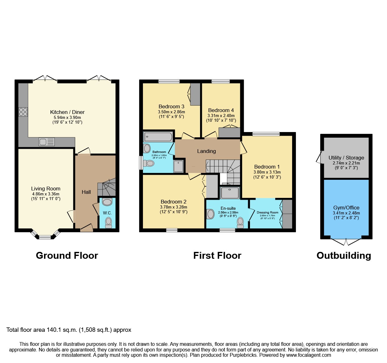 5, Palmer Road, Lincoln floorplan