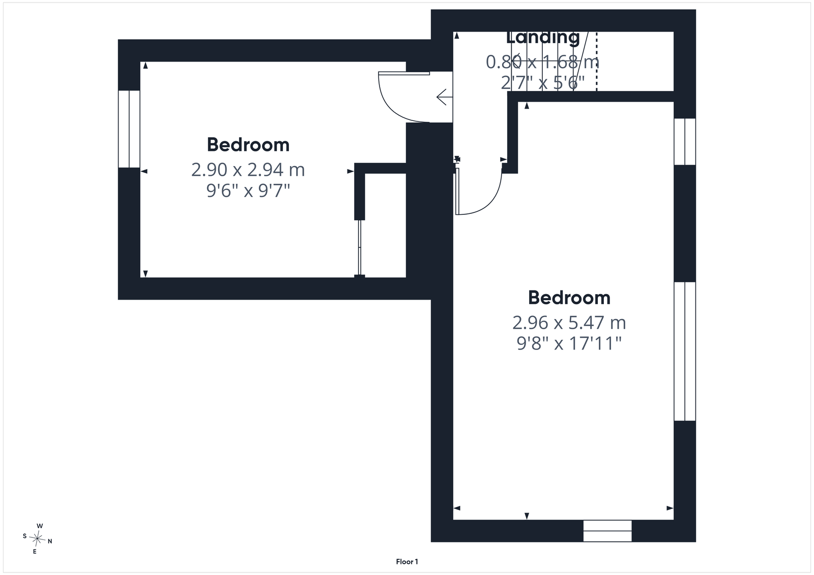 Park Farm Cottages,1, High Street, Ruardean floorplan