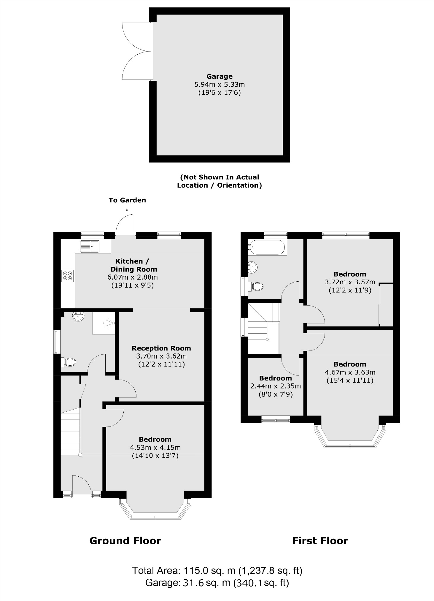 418, Hanworth Road, Hounslow floorplan