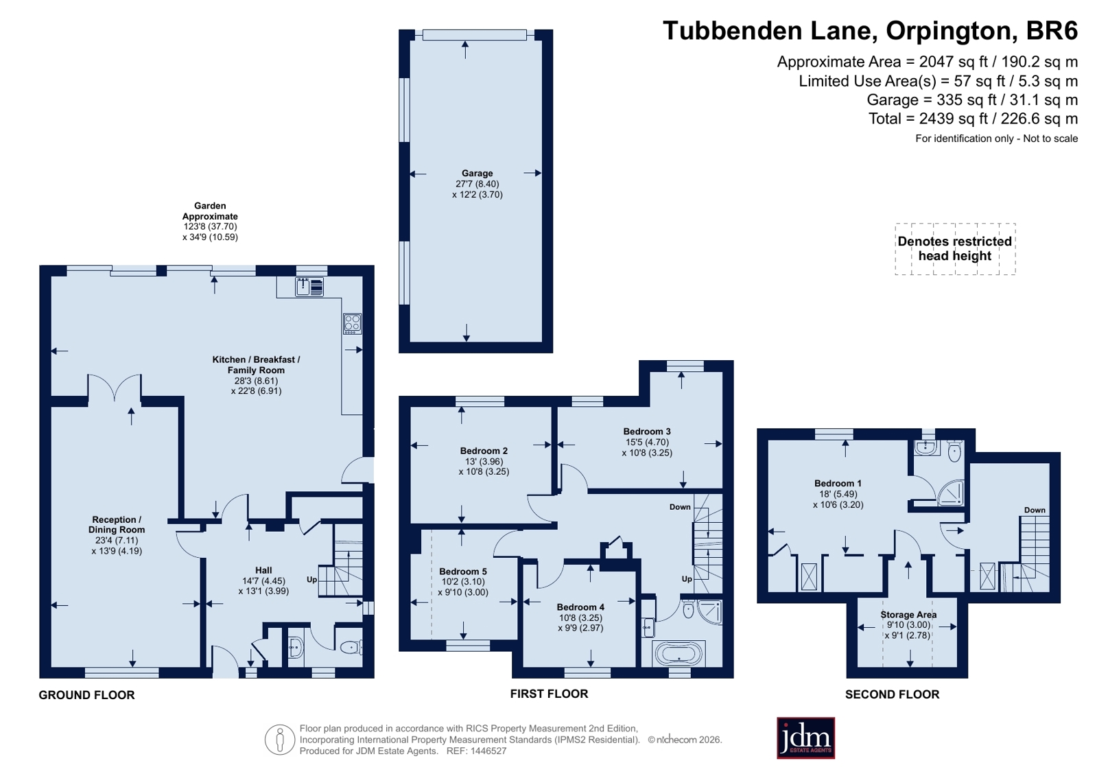 166, Tubbenden Lane, Orpington floorplan