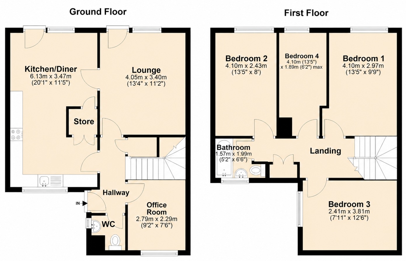 73, Parker Street, Birmingham floorplan