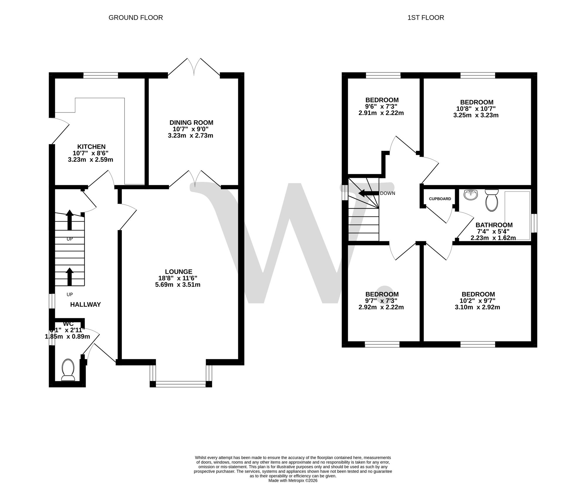 3 Pendlesham Rise, Norwich floorplan
