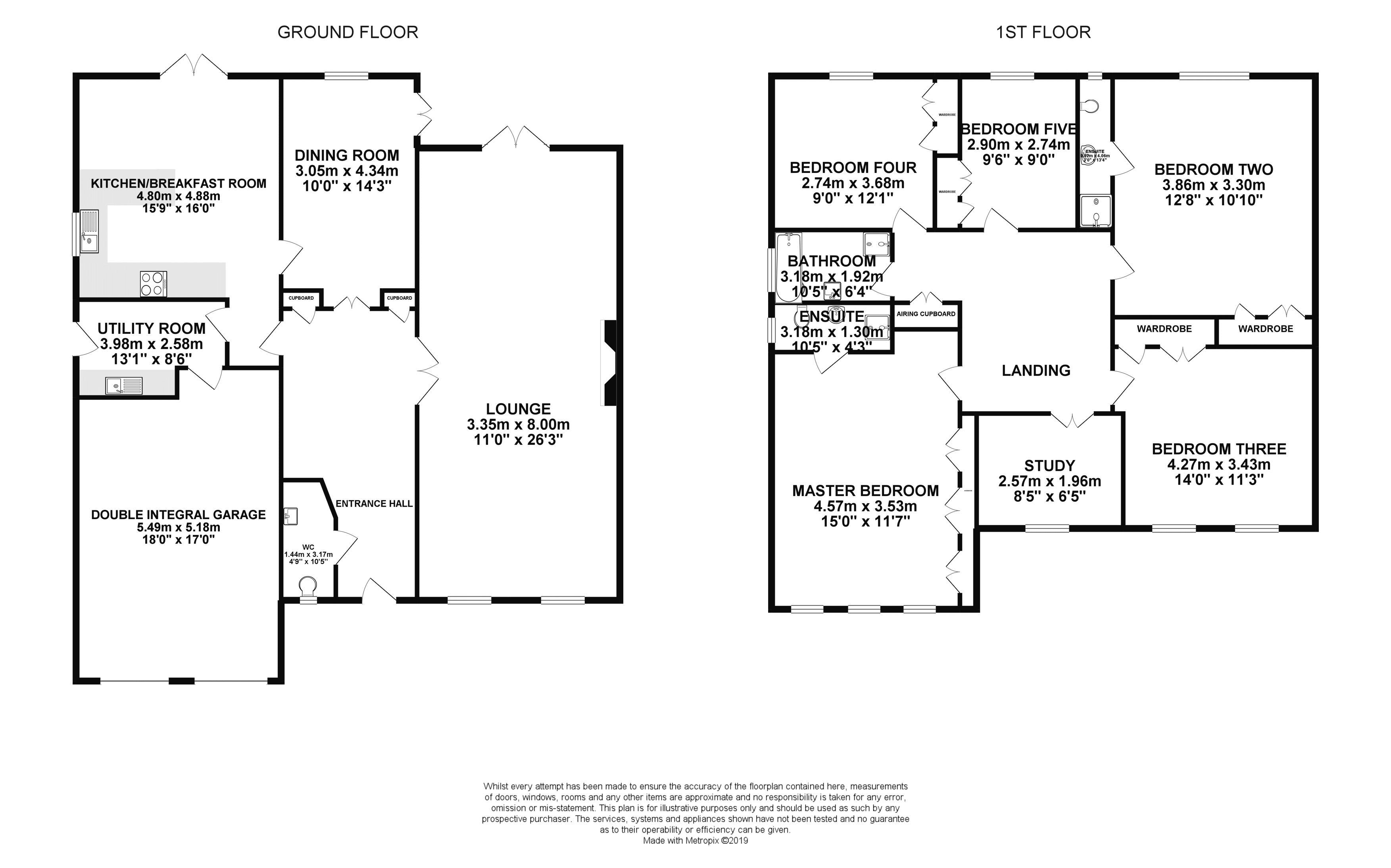 5 Bedrooms Detached house for sale in Watts Corner, Glastonbury BA6