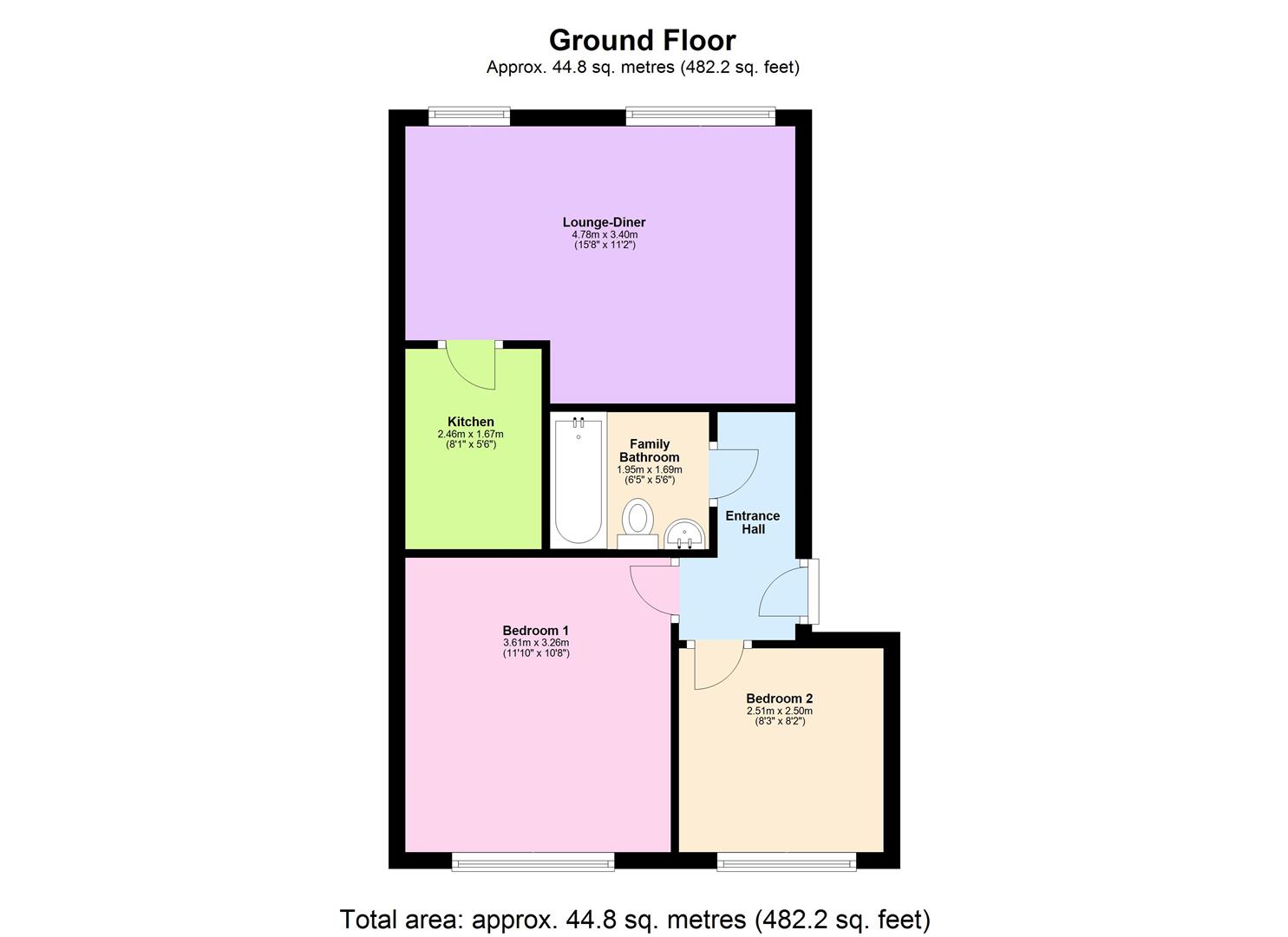 2 Bedrooms Flat for sale in Long Trods, Selby YO8