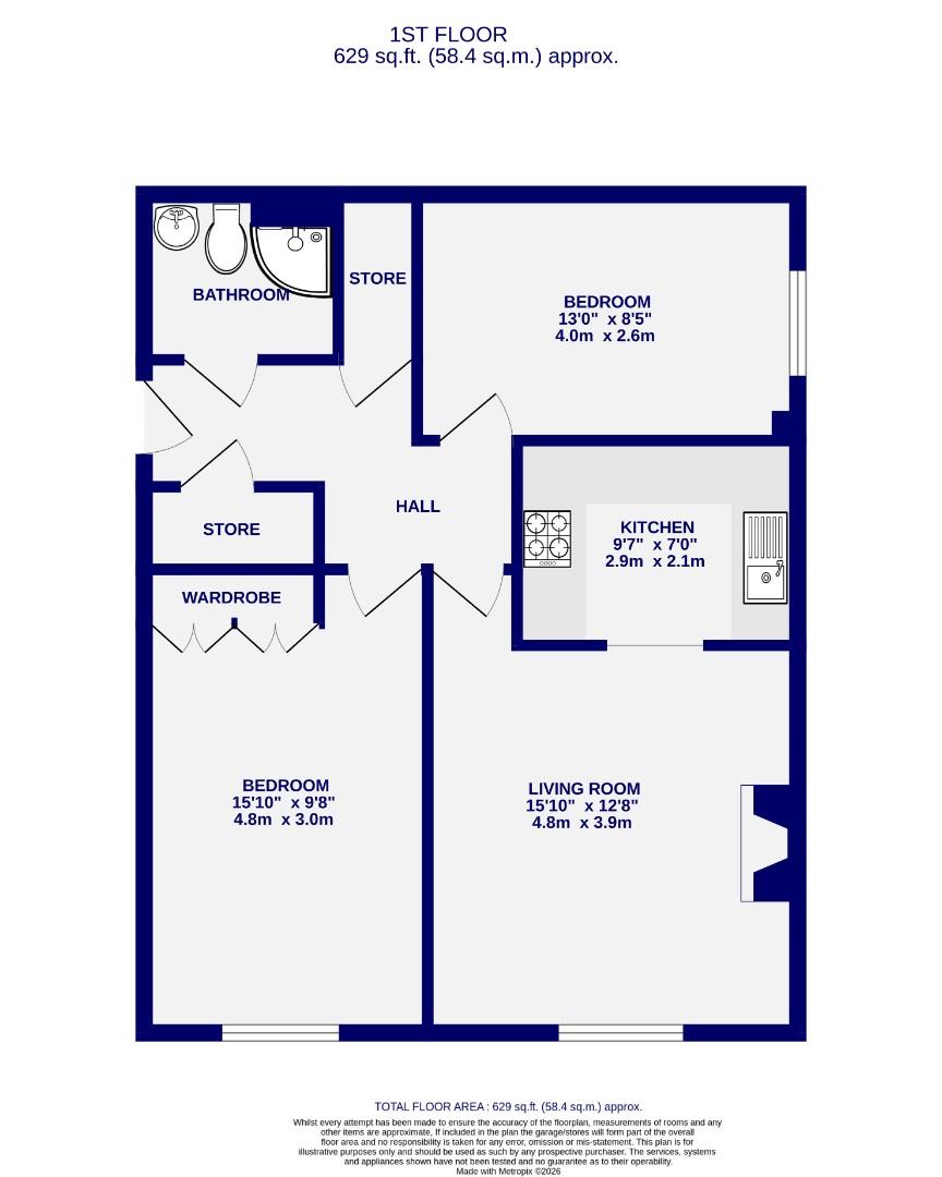 28 Vyner House, Front Street, York floorplan