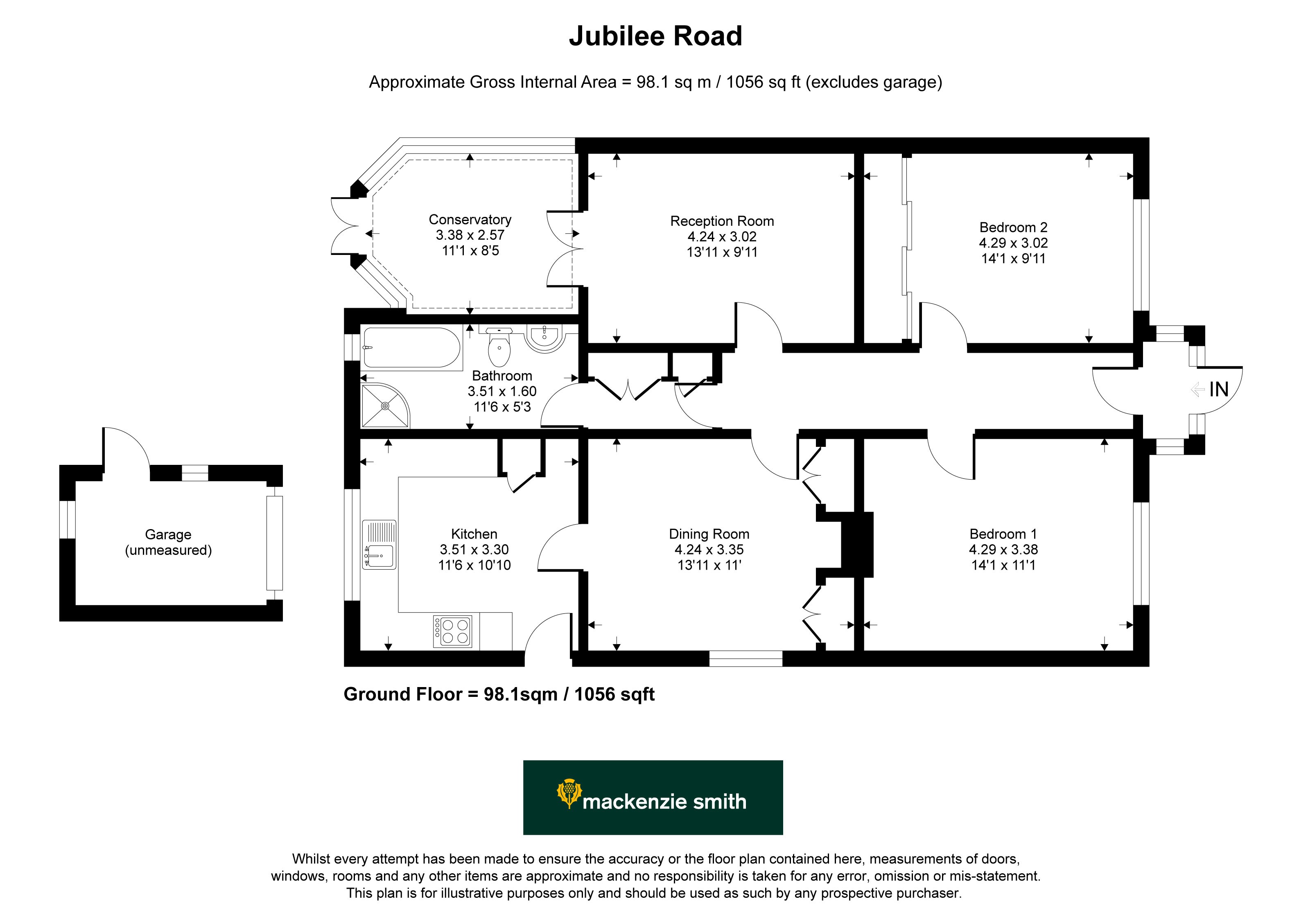 18, Jubilee Road, Camberley floorplan