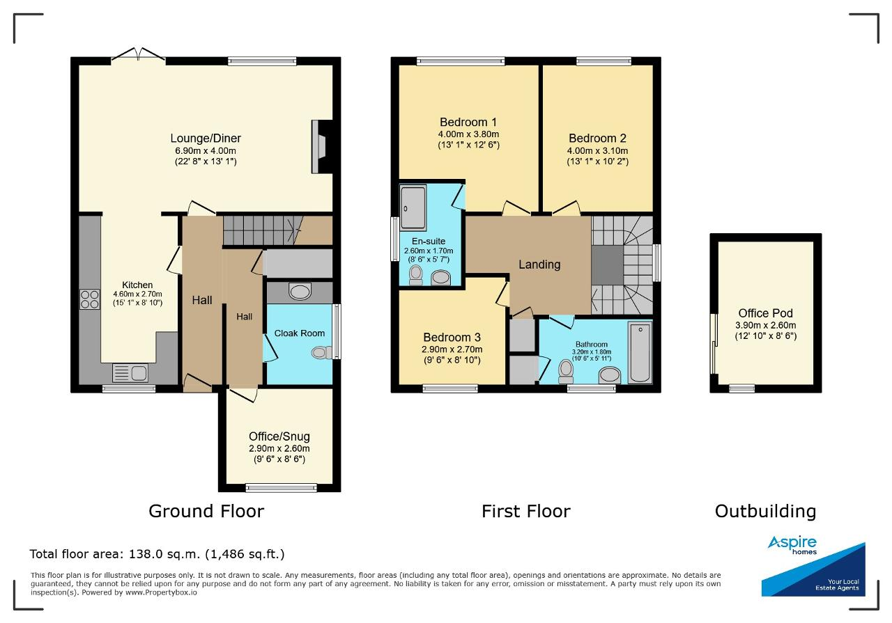 34, Church Road, Wisbech floorplan