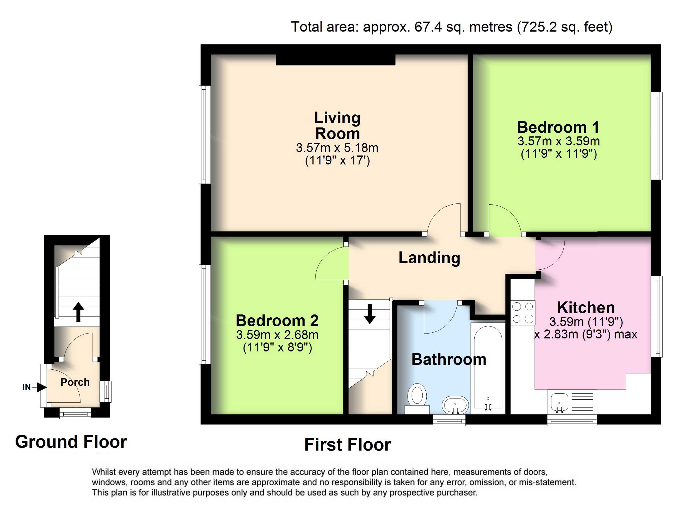 39, Chesham Close, Worthing floorplan