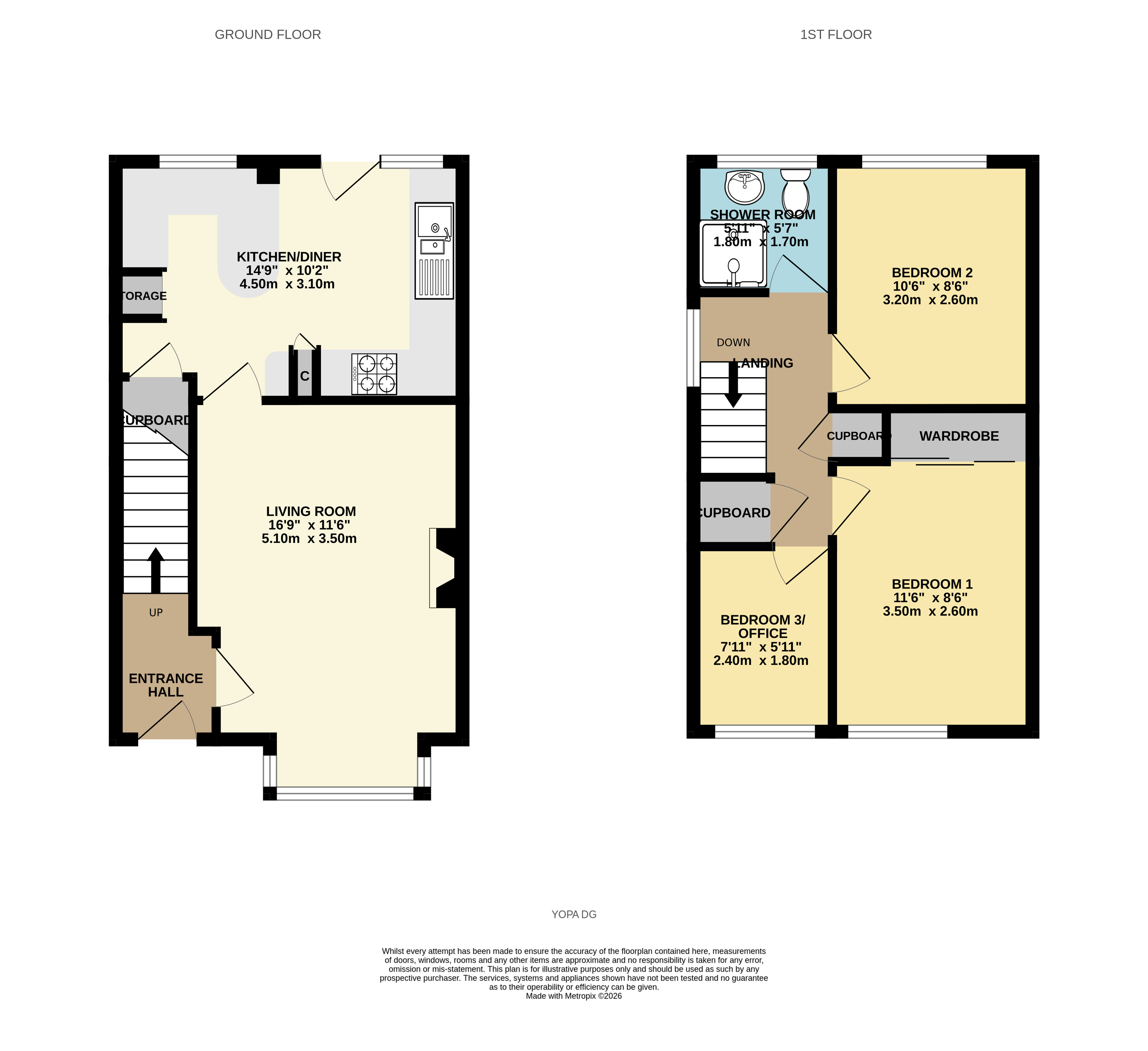 45, Oakfield Drive, Dumfries floorplan