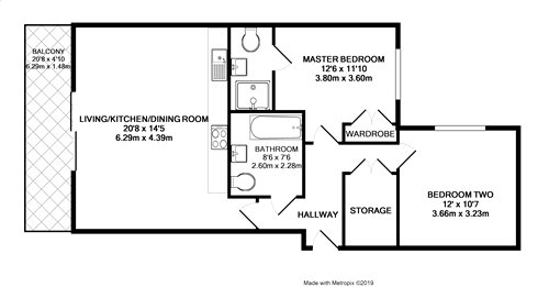 2 Bedrooms Flat to rent in Mercury House, 8 Bath Road, Slough SL1