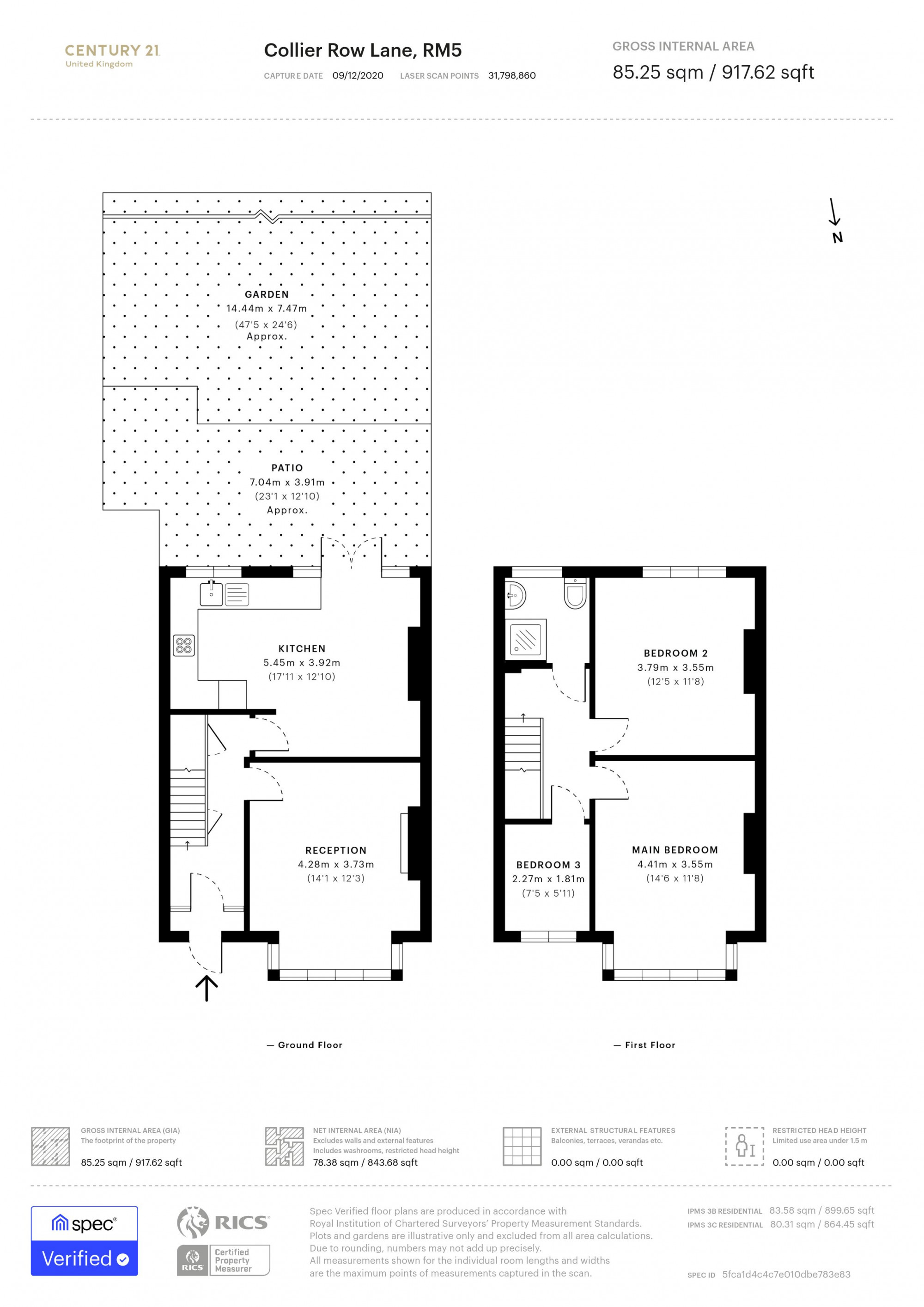 3 bed semidetached house for sale in Collier Row Lane, Collier Row